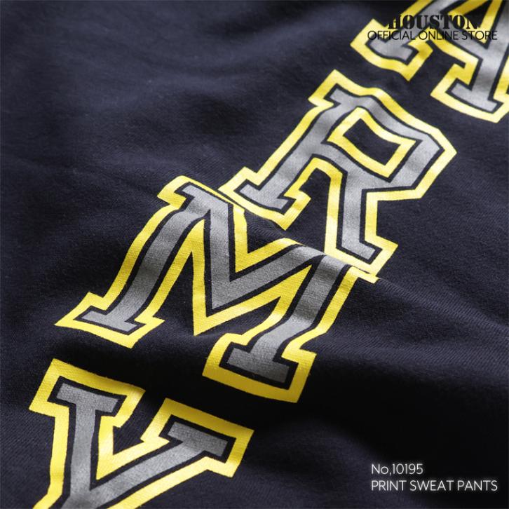 HOUSTON / ヒューストン 10195 REFLECTOR PRINT SWEAT PANTS / リフレクタープリントスウェットパンツ -全3色-