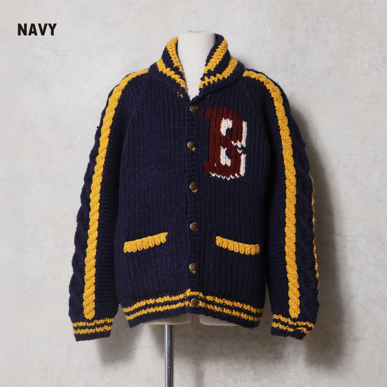 HOUSTON / ヒューストン 22455 COWICHAN STUDIUM JACKET / カウチンスタジアムジャケット -全2色-