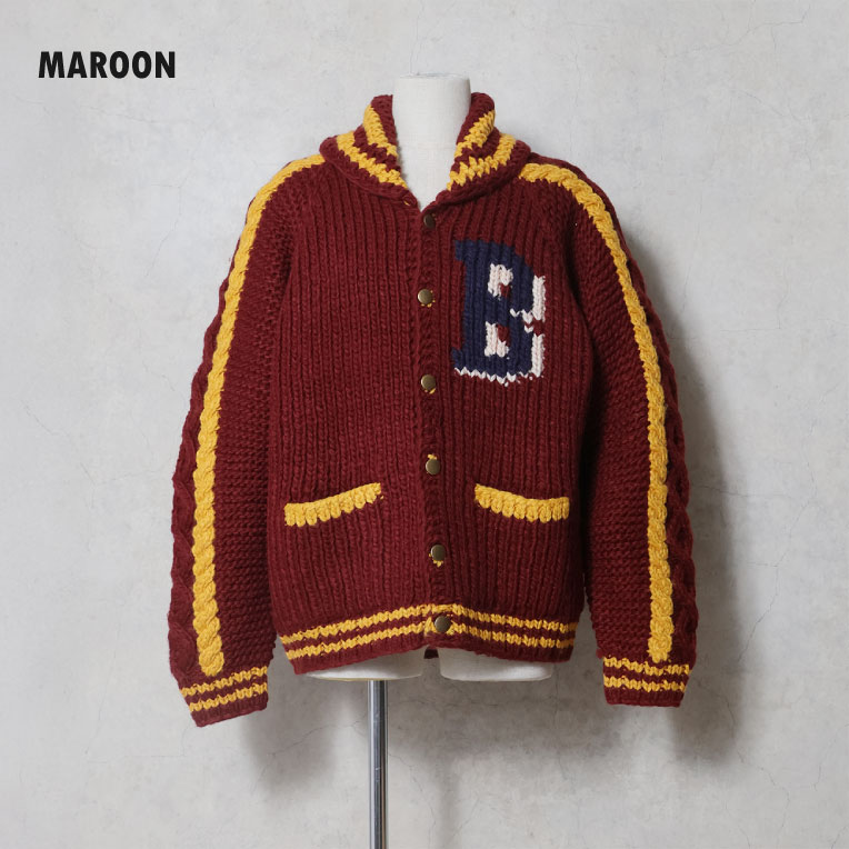 HOUSTON / ヒューストン 22455 COWICHAN STUDIUM JACKET / カウチンスタジアムジャケット -全2色-