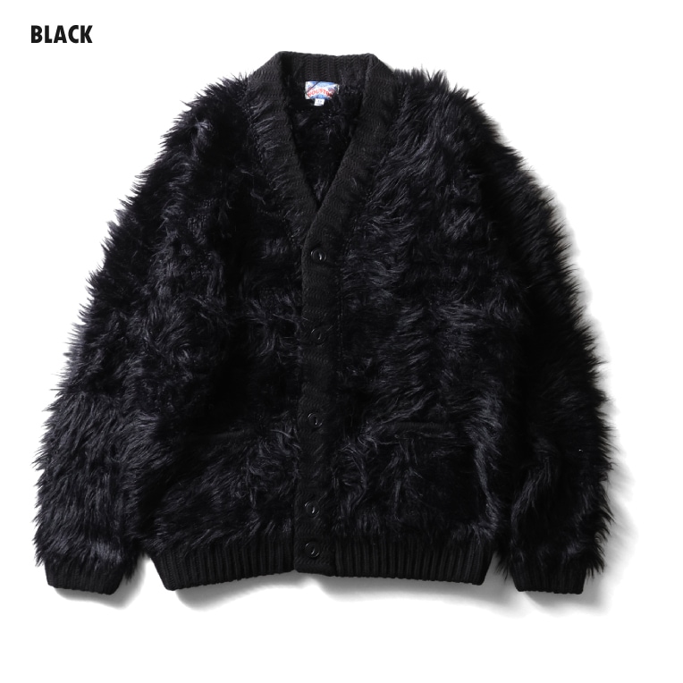 HOUSTON woman / ヒューストン ウーマン 2079W MOHAIR TOUCH LONG SHAGGY CARDIGAN / モヘアタッチロングシャギーカーディガン -全3色- 