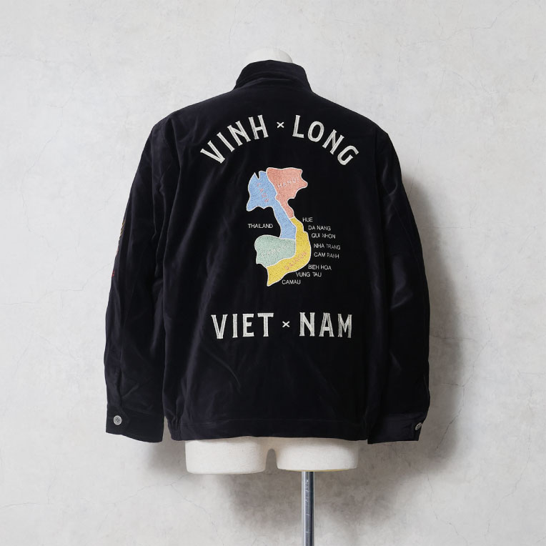 HOUSTON  / ヒューストン 51640 VELVETEEN VIETNAM JACKET (MAP) / 別珍ベトナムジャケット -全3色-