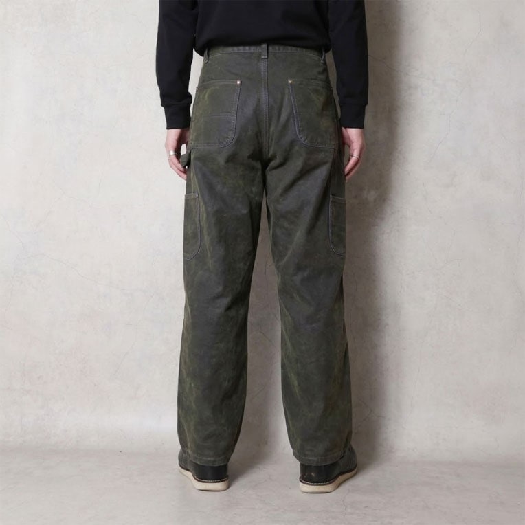 HOUSTON / ヒューストン 10194 FLOCKY DENIM PAINTER PANTS / フロッキーデニムペインターパンツ -全2色-