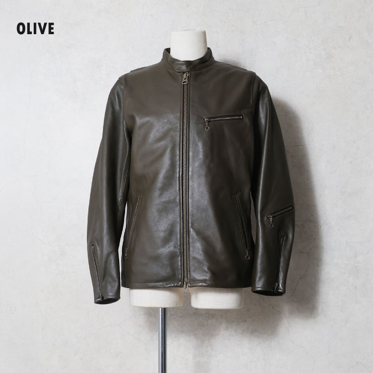 HOUSTON / ヒューストン 8246 LEATHER SINGLE RIDERS JACKET / レザー