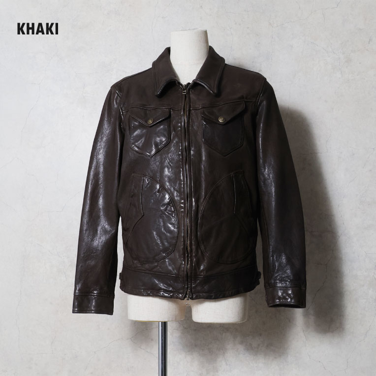 HOUSTON / ヒューストン 8248 LEATHER WESTERN JACKET / レザーウエスタンジャケット -全2色-