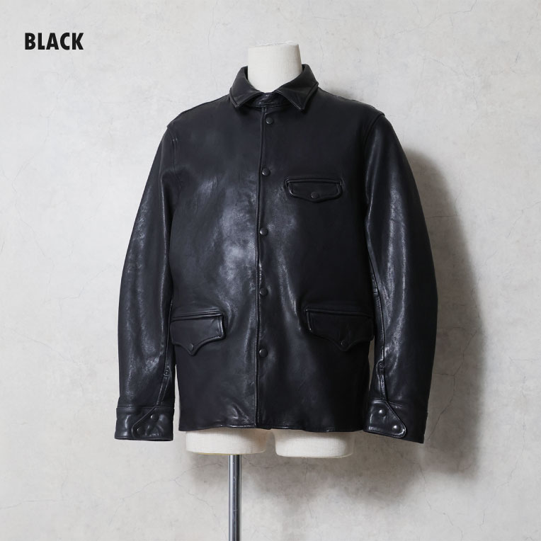 HOUSTON / ヒューストン 8249 LEATHER CARCOAT JACKET / レザーカー
