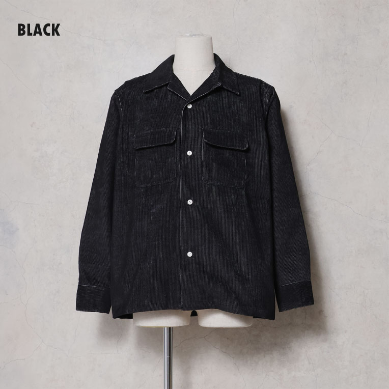 HOUSTON / ヒューストン 41364 CORDUROY FLAP PK SHIRT / コーデュロイ フラップポケットシャツ -全2色-