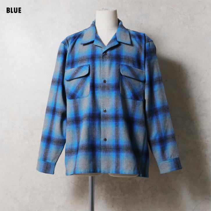 HOUSTON / ヒューストン 41357 MIX WOOL BOARD SHIRT / ミックスウール ボードシャツ -全3色-