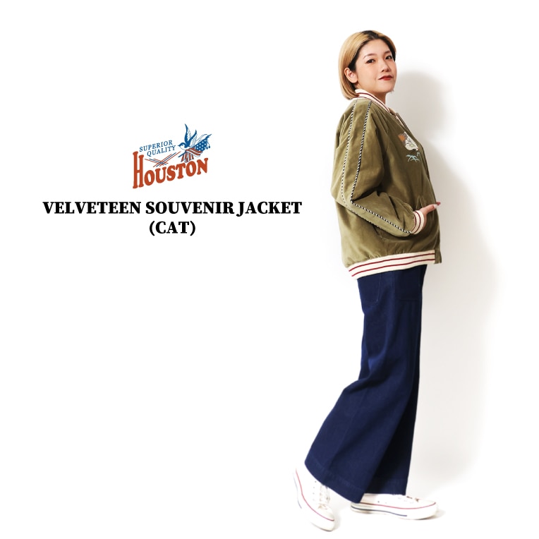 HOUSTON woman / ヒューストン ウーマン 5058W VELVETEEN SOUVENIR