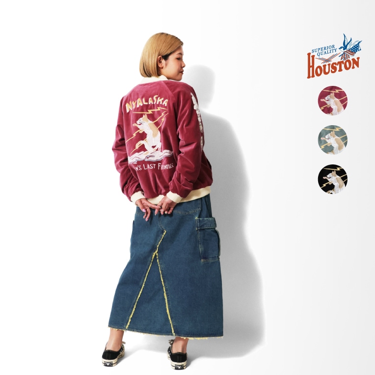 HOUSTON woman / ヒューストン ウーマン 5059W VELVETEEN SOUVENIR