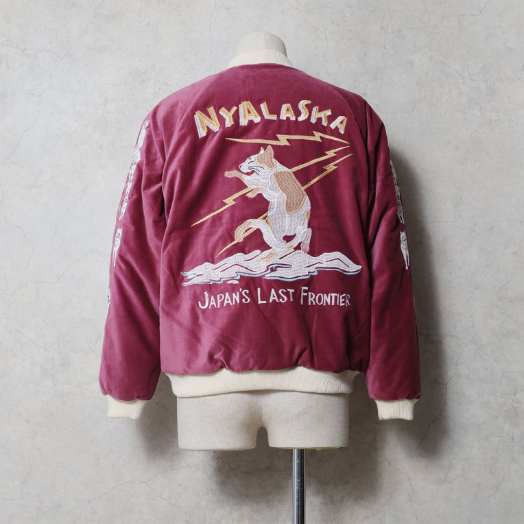 HOUSTON / ヒューストン 51631 VELVETEEN SOUVENIR JACKET (NYALASKA