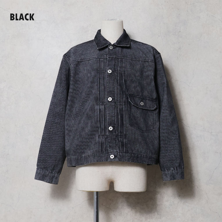 HOUSTON / ヒューストン 51652 TYPE1 WASHED CORDUROY JACKET / タイプ1ウォッシュドコーデュロイジャケット  -全3色-