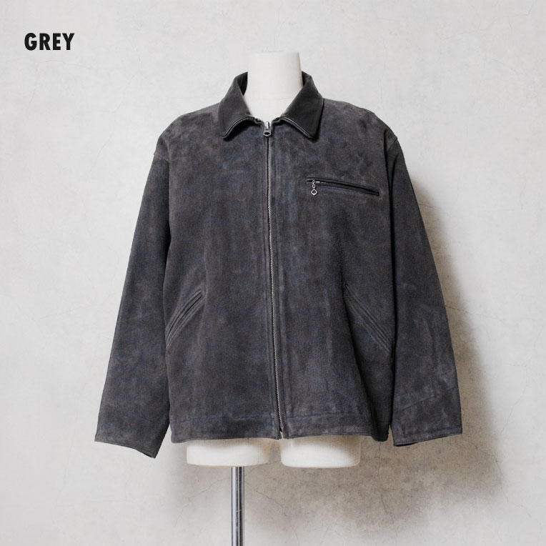 HOUSTON / ヒューストン 8250 SUEDE ZIP WORK JACKET / スエードジップワークジャケット -全2色- 