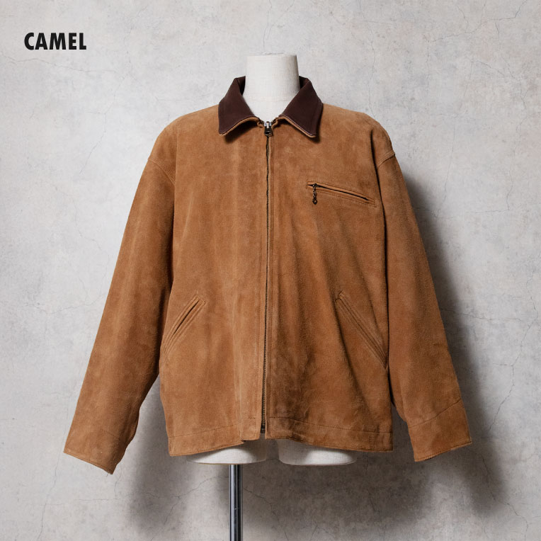 HOUSTON / ヒューストン 8250 SUEDE ZIP WORK JACKET / スエードジップワークジャケット -全2色- 