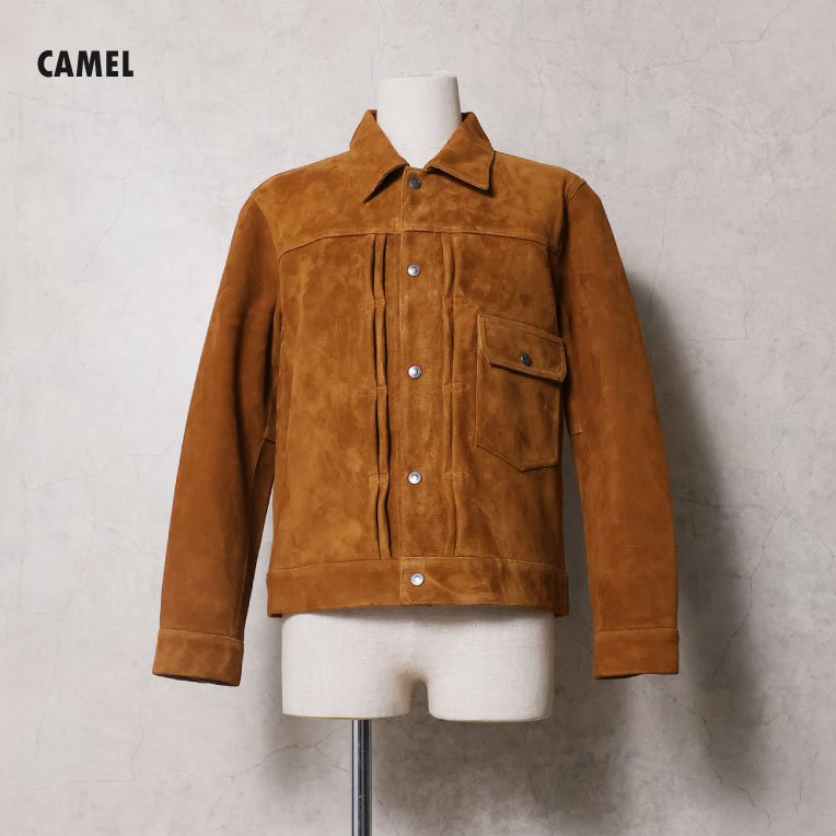 HOUSTON / ヒューストン 8251 SUEDE TRUCKER JACKET / スエードトラッカージャケット -全1色- 