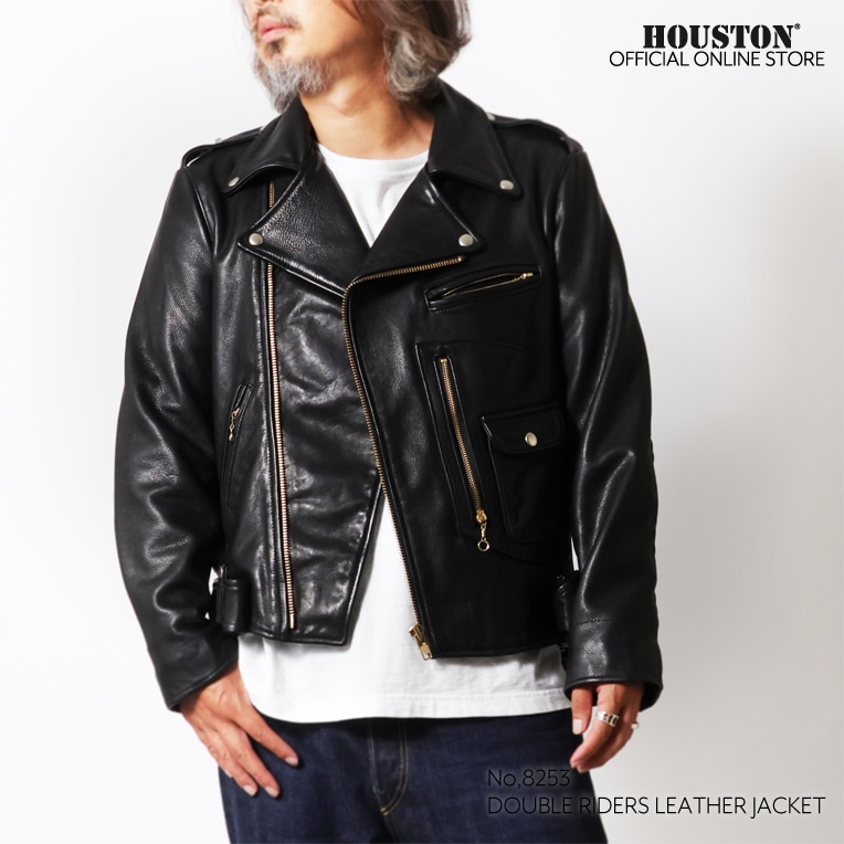 HOUSTON / ヒューストン 8253 DOUBLE RIDERS LEATHER JACKET / ダブル
