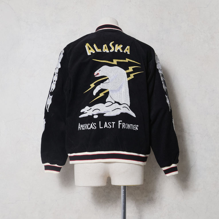 HOUSTON U.S. NAVY ツアージャケット スーベニア コーデュロイ HOUSTON / ヒューストン 51643 CORDUROY SOUVENIR JACKET (ALASKA