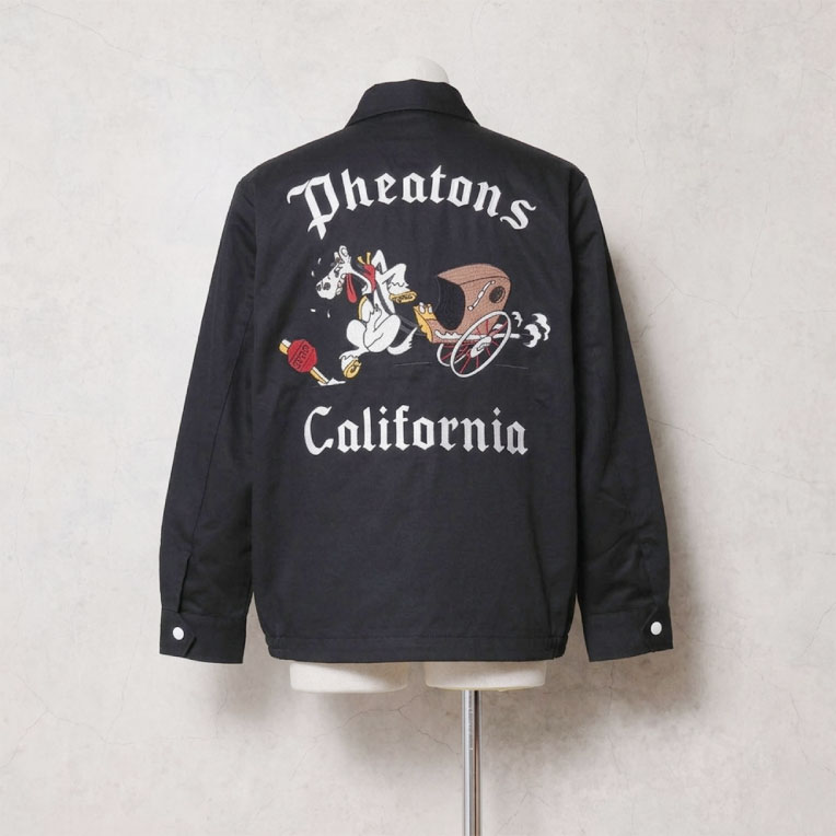 HOUSTON / ヒューストン 51676 CAR CLUB JACKET(PHEATONS) / カークラブジャケット -全3色-