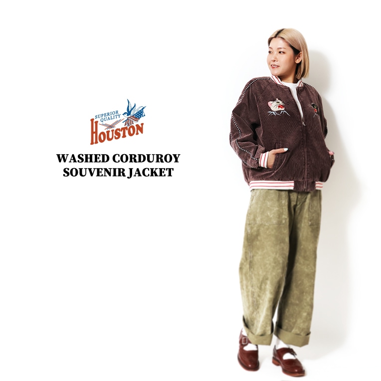 HOUSTON woman / ヒューストン ウーマン 5077W WASED CORDUROY