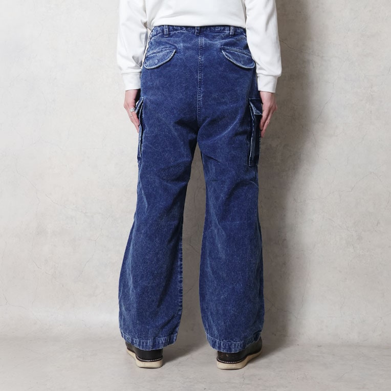 HOUSTON / ヒューストン 10191 INDIGO CORDUROY M-65 PANTS / インディゴコーデュロイM65パンツ -全2色- 