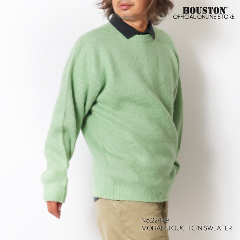 UNIVERD72 / ユニバード72 22449 MOHAIR TOUCH C/N SWEATER / モヘアタッチ起毛クルーネックセーター  -全8色-