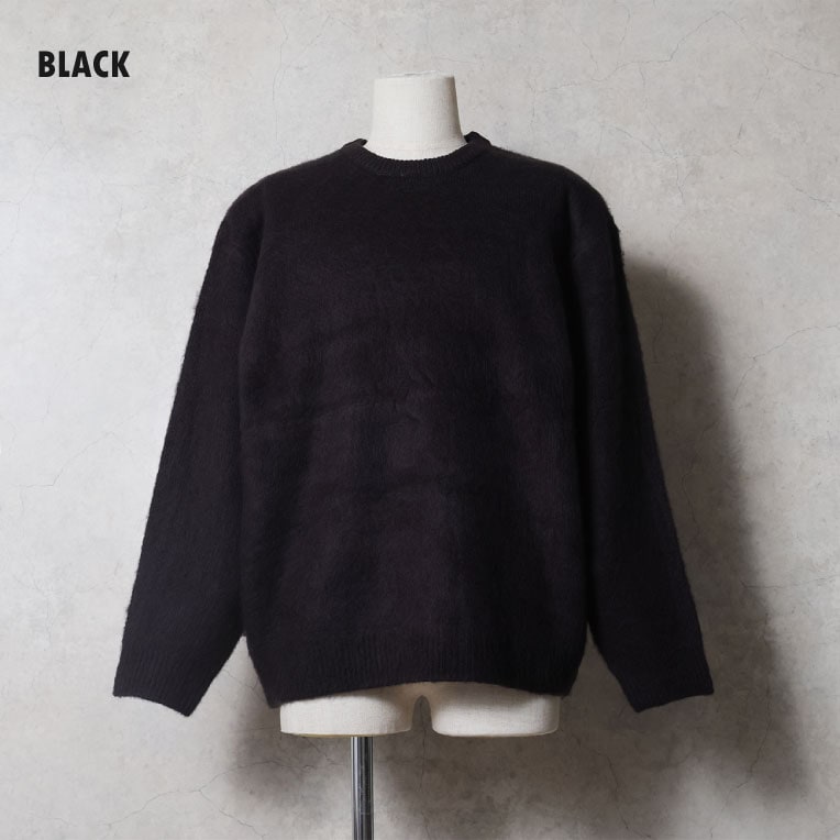 UNIVERD72 / ユニバード72 22449 MOHAIR TOUCH C/N SWEATER / モヘアタッチ起毛クルーネックセーター  -全8色-
