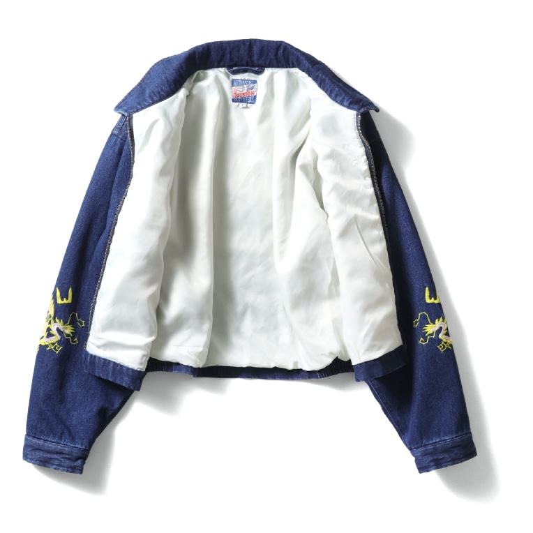 ベトナム　ジャケット　オフホワイト　ヒューストン　サイズＬ中古品 HOUSTON woman / ヒューストン ウーマン 5078W DENIM SHORT VIETNAM