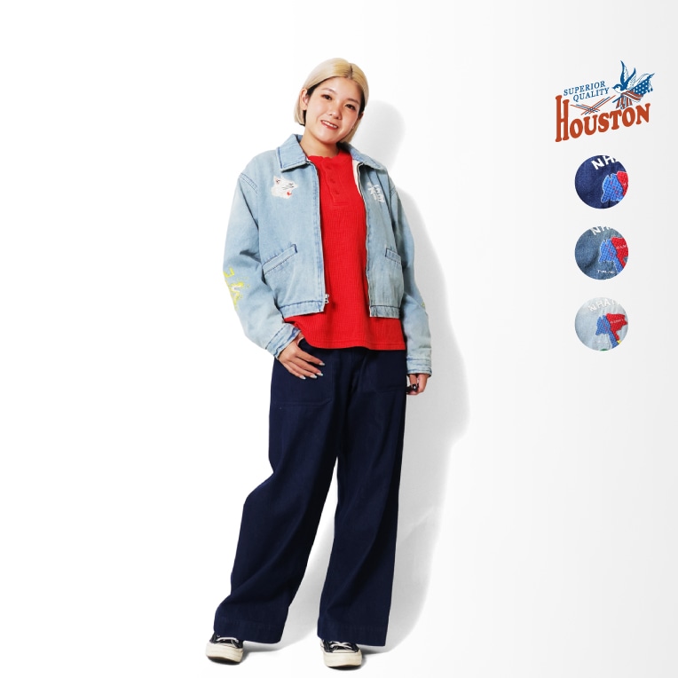 HOUSTON woman / ヒューストン ウーマン 5078W DENIM SHORT VIETNAM
