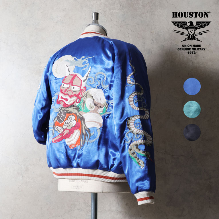 HOUSTON / ヒューストン 51623 RAYON SOUVENIR JACKET (YOKAI