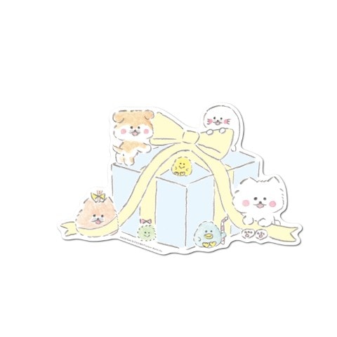 DW-057 ほわころくらぶ ビックウォールステッカー プレゼント - ほわ