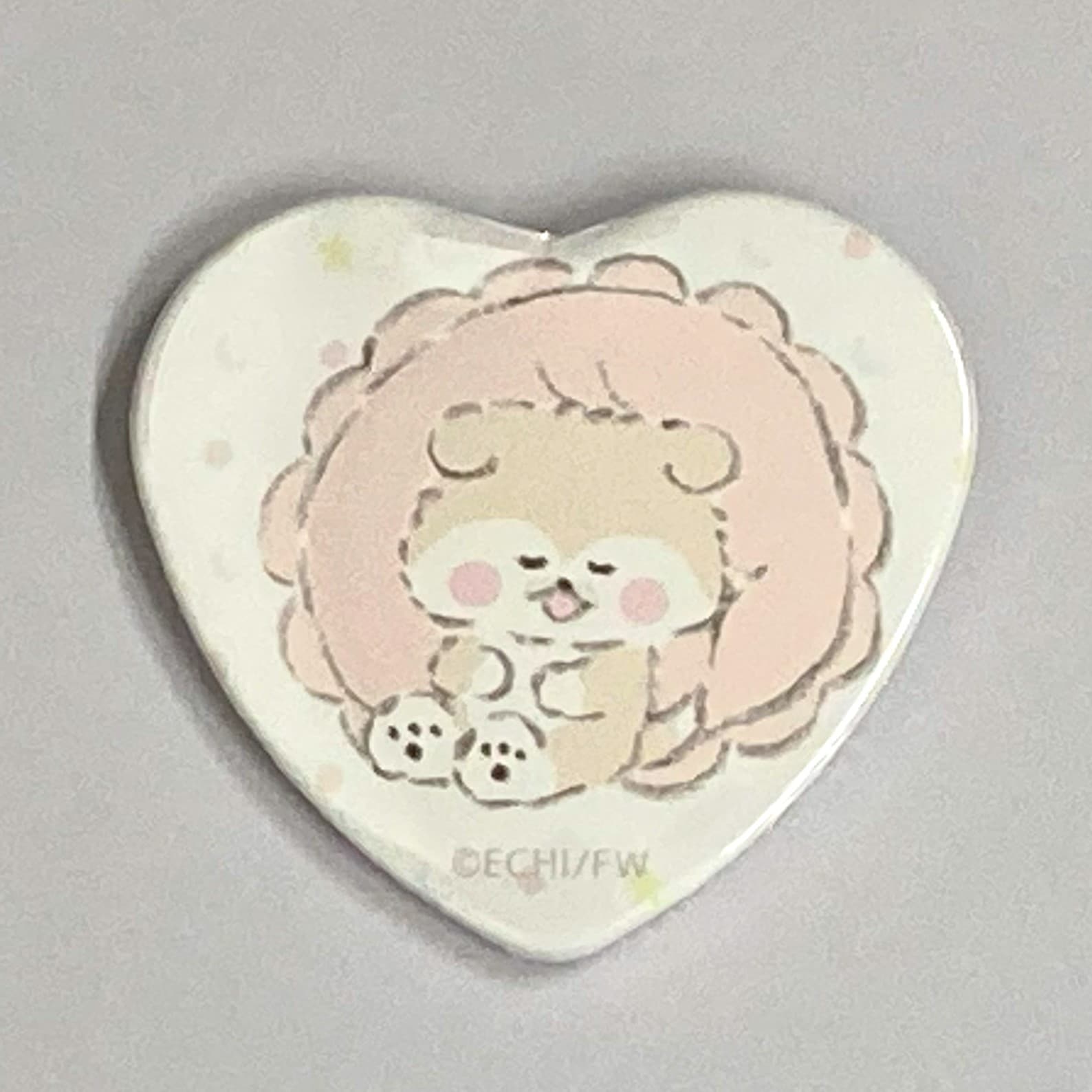 ほわころくらぶ ハート缶バッジ UTOUTOCLUB しばころちゃん - ほ