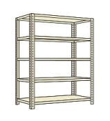 サカエ SAKAE開放型棚（１２０ｋｇ／段・高さ１８００ｍｍ・５段タイプ）LWF1525／203768|サカエの棚特集