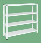 サカエ SAKAEサカエラック（１００ｋｇ／段・高さ１２００ｍｍ・４段タイプ）STN3-1012W／171109|サカエの棚特集