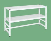 サカエ SAKAEサカエラック最下段前カンヌキなし仕様（高さ調整タイプ）TSTN2-1590KW／171601|サカエの棚特集