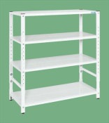 サカエ SAKAEサカエラック高さ調整タイプ（５０ｋｇ／段・４段タイプ）TSTN1-1212W／171130|サカエの棚特集