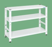 サカエ SAKAEサカエラック高さ調整タイプ（１００ｋｇ／段・３段タイプ）TSTN3-1090W／171149|サカエの棚特集