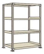 サカエ SAKAE軽中量棚ＮＤＷ型（１５０ｋｇ／段・単体・４段タイプ）NDW-8344／172669|サカエの棚特集