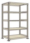 サカエ SAKAE軽中量棚ＮＤＷ型（１５０ｋｇ／段・単体・５段タイプ）NDW-1325／172740|サカエの棚特集