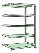 サカエ SAKAE軽中量棚ＮＤ型（１５０ｋｇ／段・連結・Ｈ１８００ｍｍ・５段）ND-1145R／172942|サカエの棚特集
