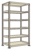 サカエ SAKAEラークラック（１５０ｋｇ／段・単体・高さ２１００ｍｍ・６段）RLW-2726／183064|サカエの棚特集