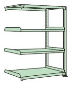 サカエ SAKAEラークラック（１５０ｋｇ／段・連結・高さ１８００ｍｍ・４段）RL-1144R／186614|サカエの棚特集