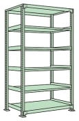 サカエ SAKAEラークラック（１５０ｋｇ／段・単体・高さ２１００ｍｍ・６段）RL-2326／186683|サカエの棚特集