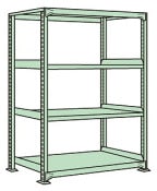 サカエ SAKAEラークラック（１５０ｋｇ／段・単体・高さ１８００ｍｍ・４段）RL-1544／186722|サカエの棚特集