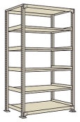 サカエ SAKAEラークラック（１５０ｋｇ／段・単体・高さ２４００ｍｍ・６段）RLW-3326／183004|サカエの棚特集
