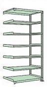 サカエ SAKAEラークラック（１５０ｋｇ／段・連結・高さ２４００ｍｍ・７段）RLW-3117R／183935|サカエの棚特集