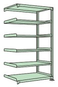 サカエ SAKAEラークラック（１５０ｋｇ／段・連結・高さ２４００ｍｍ・６段）RL-3726R／186810|サカエの棚特集