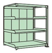 サカエ SAKAEラークラックパネル付（１５０ｋｇ／段・連結・４段タイプ）PRLG-9314R／183965|サカエの棚特集