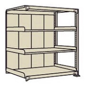 サカエ SAKAEラークラックパネル付（１５０ｋｇ／段・連結・４段タイプ）PRLW-8124R／197199|サカエの棚特集