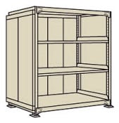サカエ SAKAEラークラックパネル付（１５０ｋｇ／段・単体・４段タイプ）PRLW-8144／197200|サカエの棚特集