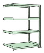 サカエ SAKAE中軽量棚ＮＥ型（２００ｋｇ／段・連結・Ｈ１２００ｍｍ・４段）NE-8714R／204617|サカエの棚特集