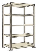 サカエ SAKAE中軽量棚ＮＥＷ型単体（２００ｋｇ／段・Ｈ１５００ｍｍ・５段）NEW-9155／208720|サカエの棚特集
